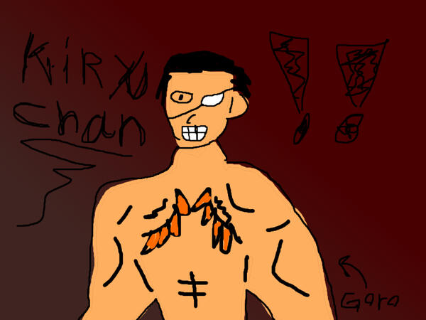 Majima Goro shirtless